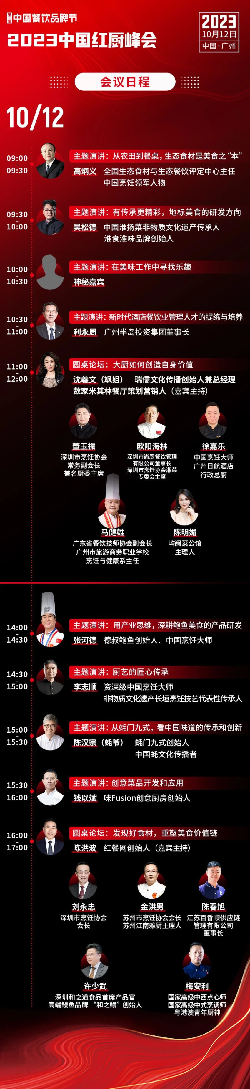 【第三届中国餐饮品牌节】2023中国红厨峰会重磅IM电竞来袭！(图3)